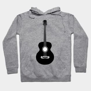 Acoustic guitar silhouette Hoodie